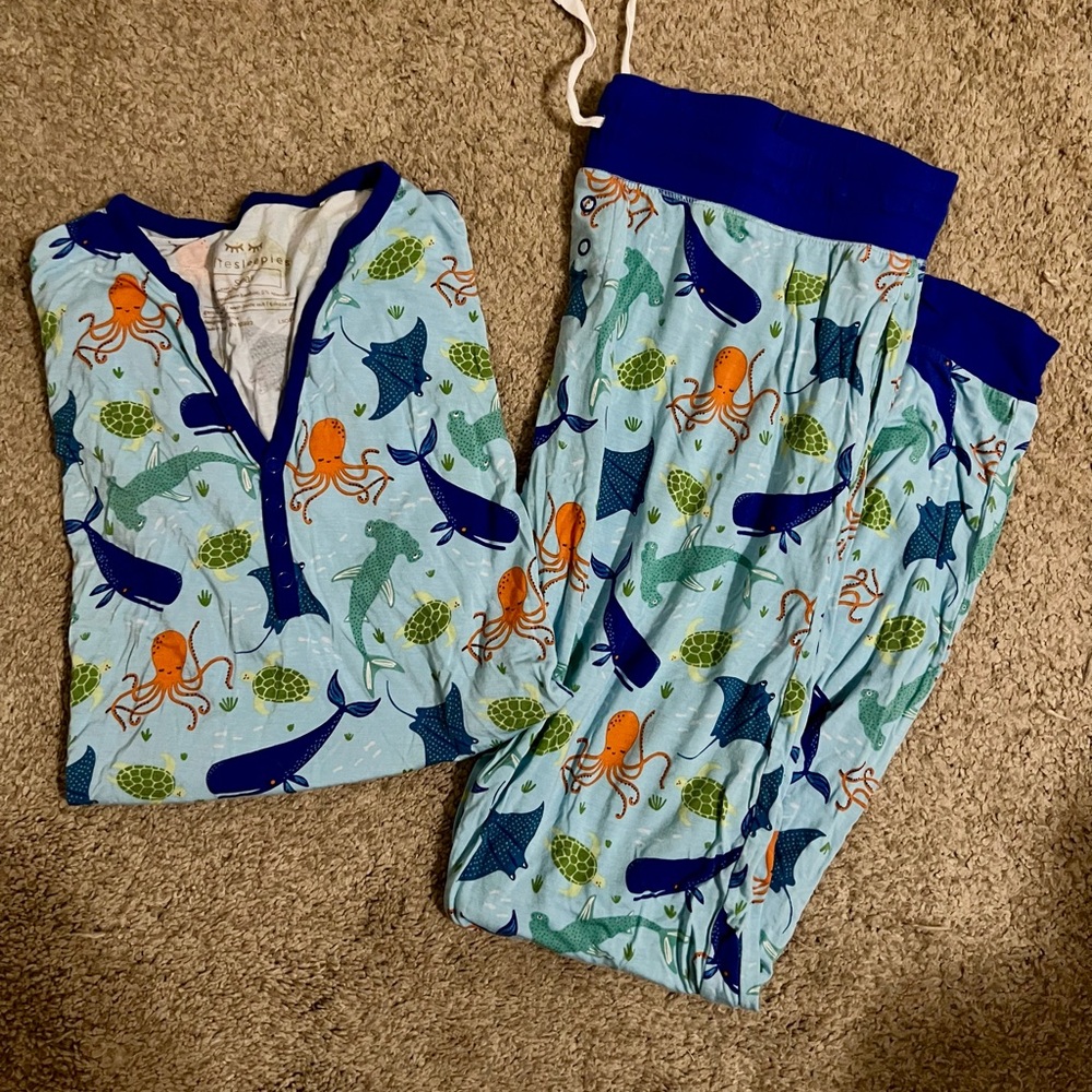 Little Sleepies Marine Life Ocean Women’s Pajama Set